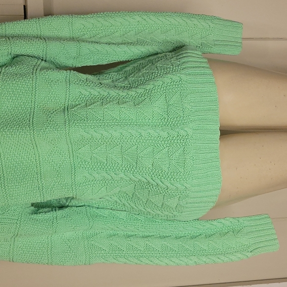POLO BY RALPH LAUREN  GREEN SWEATER - Picture 9 of 15